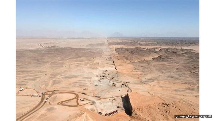 عربستان ساخت شهر خطی ۱۷۰ کیلومتر را آغاز کرد. عربستان ساخت شهر خطی ۱۷۰ کیلومتر را آغاز کرد.