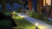 نورپردازی حرفهای فضای سبز مدرن با چراغ چمنی و چراغ حبابی نورپردازی حرفهای فضای سبز مدرن با چراغ چمنی و چراغ حبابی
