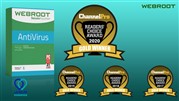 چهار جایزه طلایی متوالی از سال 2017 تا 2020 برای آنتی ویروس های Webroot 