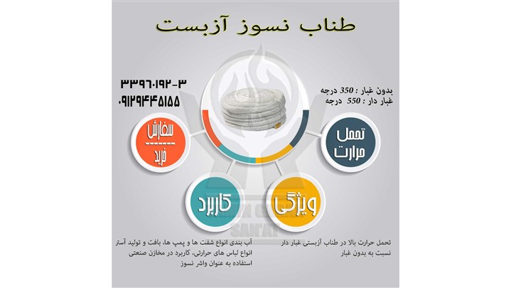 طناب نسوز طناب نسوز