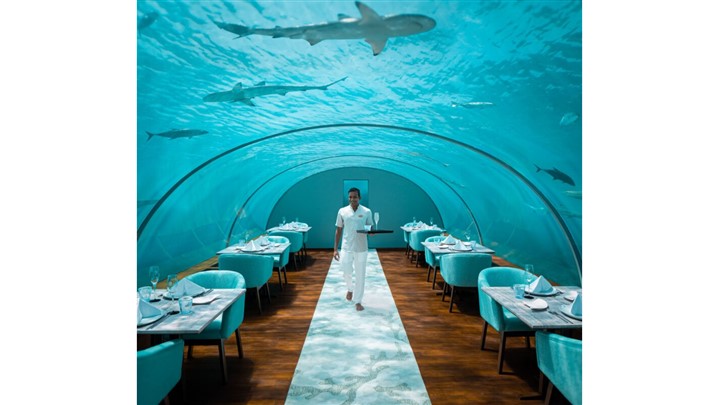 رستوران های زیر آب مالدیو