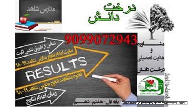 اعلام نتایج مدارس شاهد اول ابتدایی 98-99 اعلام نتایج مدارس شاهد اول ابتدایی 98-99