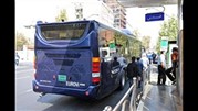 آزمایش اتوبوس گازسوز یورو6تولید ایران خودرو دیزل 